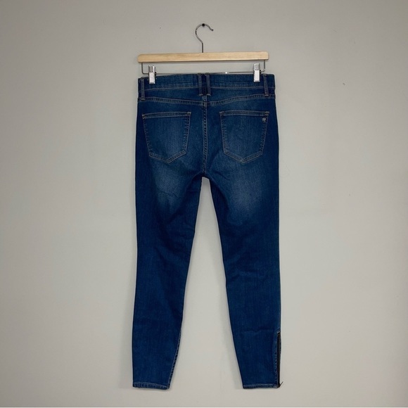 Madewell Jeans Women’s Size 28 Blue  Denim "Skinny Skinny Ankle" Zipper Mid-rise - Picture 5 of 8